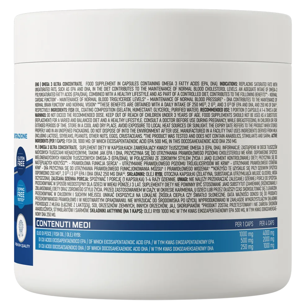 Ethic Nutraceutici™ Omega 3 Ultra Concentrate 180 kapsułek
