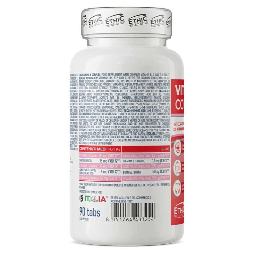 Ethic Nutraceutici Vitamina B Complex 90 tabletek