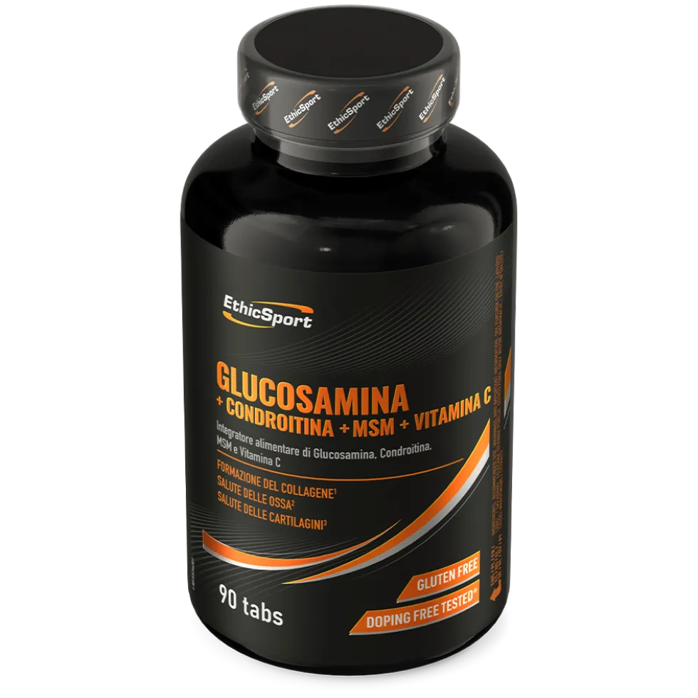 EthicSport Glucosamina + Chondroitina + MSM + Vitamina C 90 tabletek