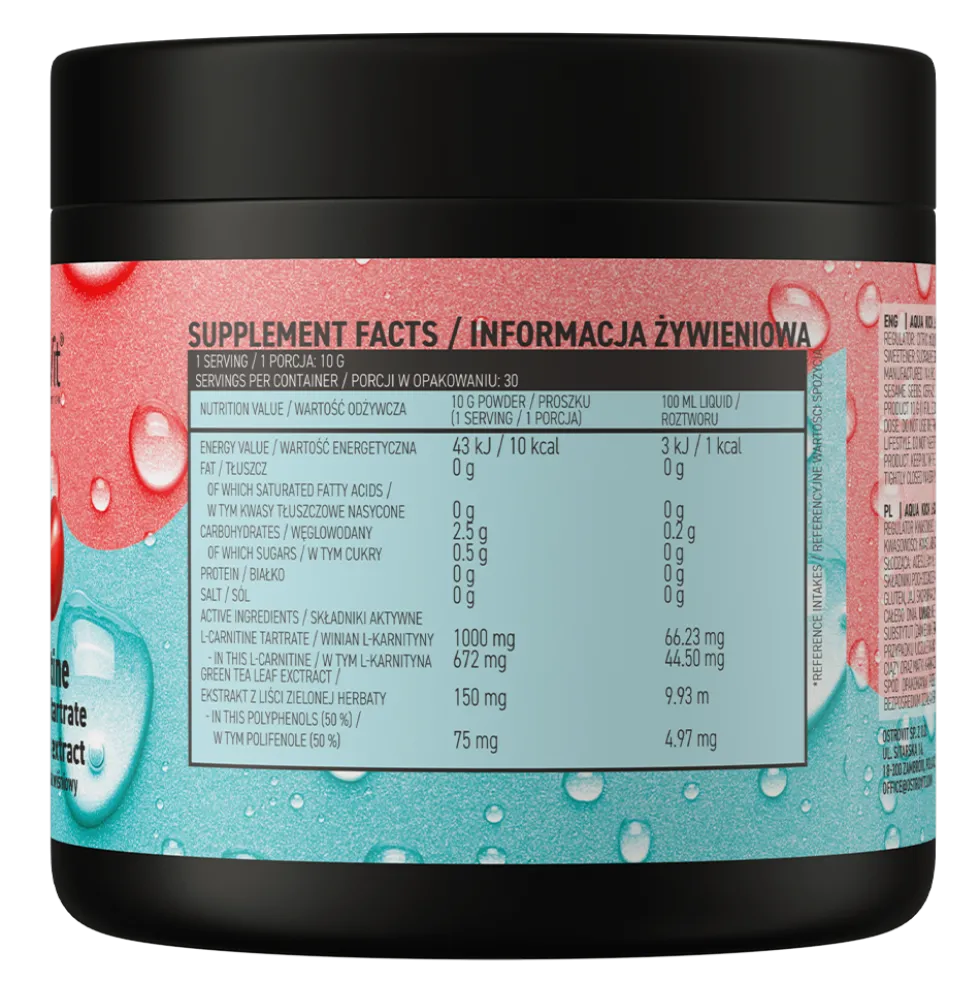 OstroVit Aqua Kick L-Karnityna 300 g