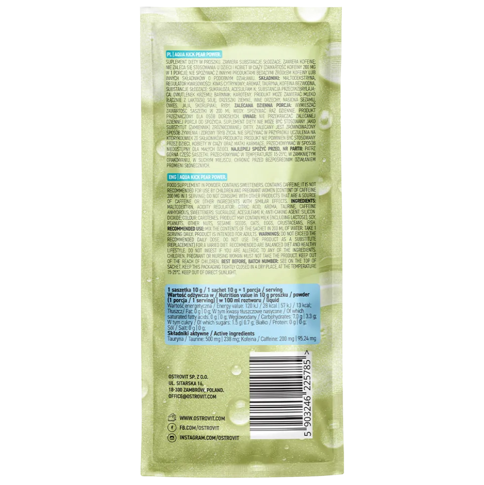 OstroVit Aqua Kick Pear Power 10 g