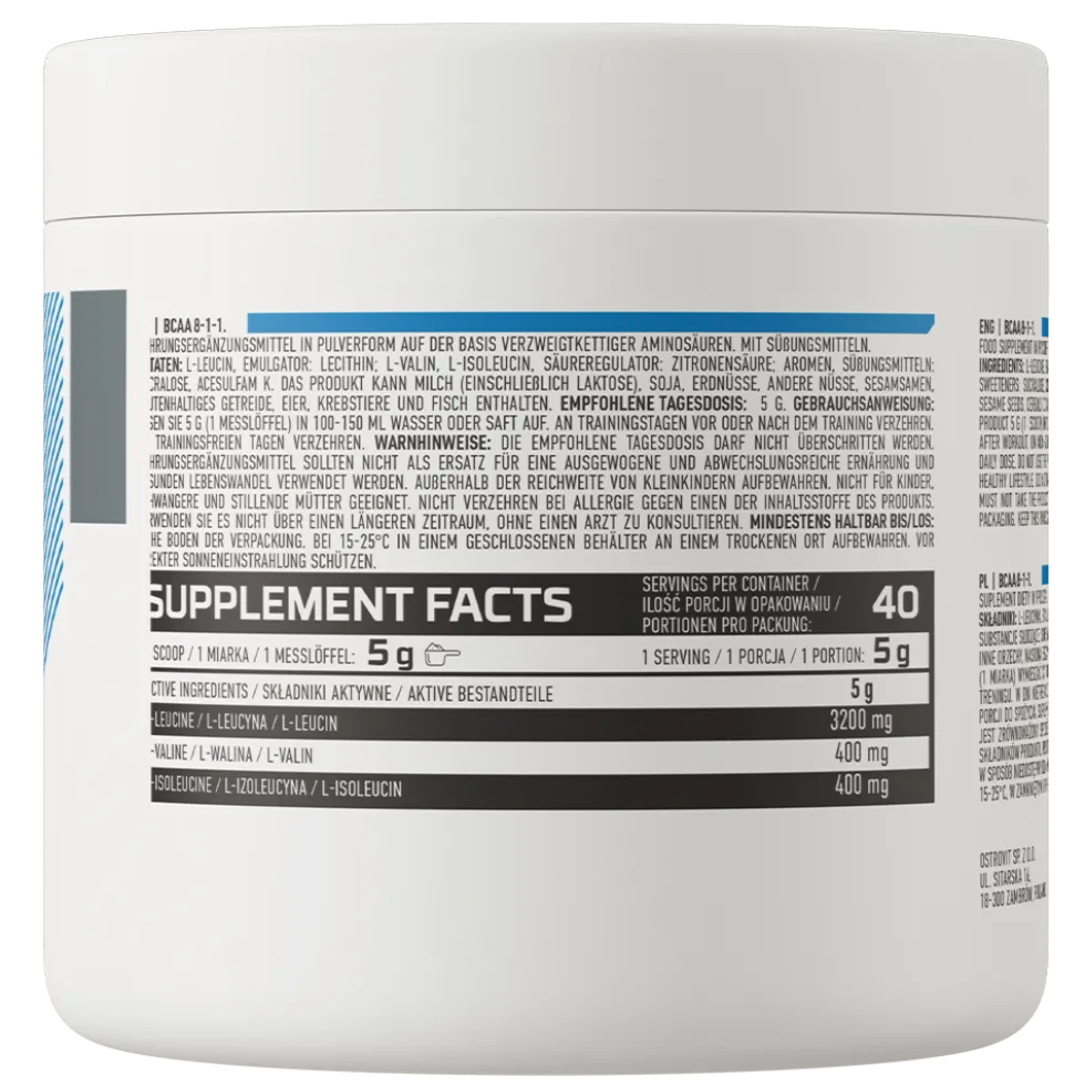 OstroVit BCAA 8-1-1 200 g