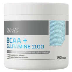 OstroVit BCAA + Glutamina 1100 mg 150 kapsułek