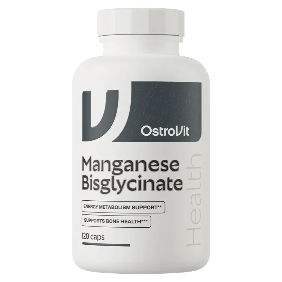 OstroVit Bisglicynian Manganu 120 kapsułek