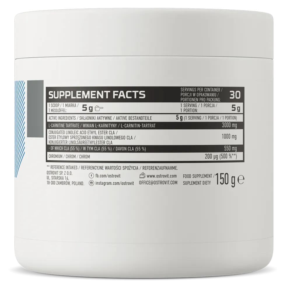 OstroVit 3C CLA Carnitine Chromium 150 g
