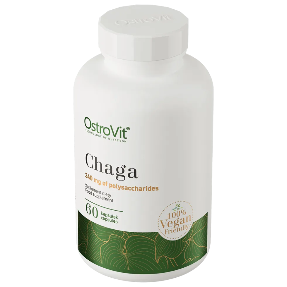 OstroVit Chaga VEGE 60 kapsułek