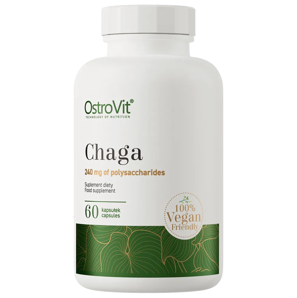 OstroVit Chaga VEGE 60 kapsułek