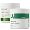 OstroVit Chlorella VEGE 1000 tabletek + Spirulina VEGE 1000 tabletek
