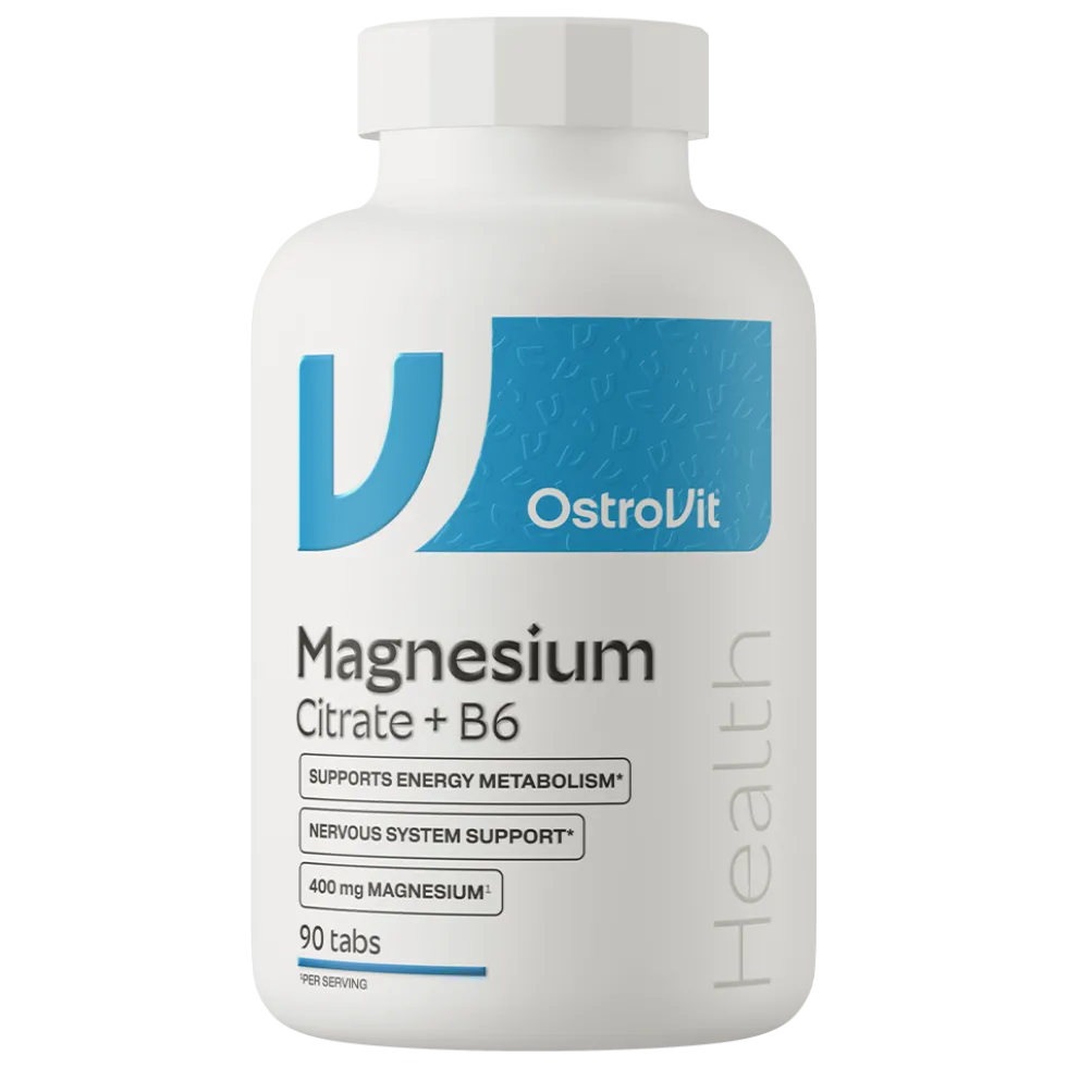 OstroVit Cytrynian Magnezu 400 mg + B6 90 tabletek