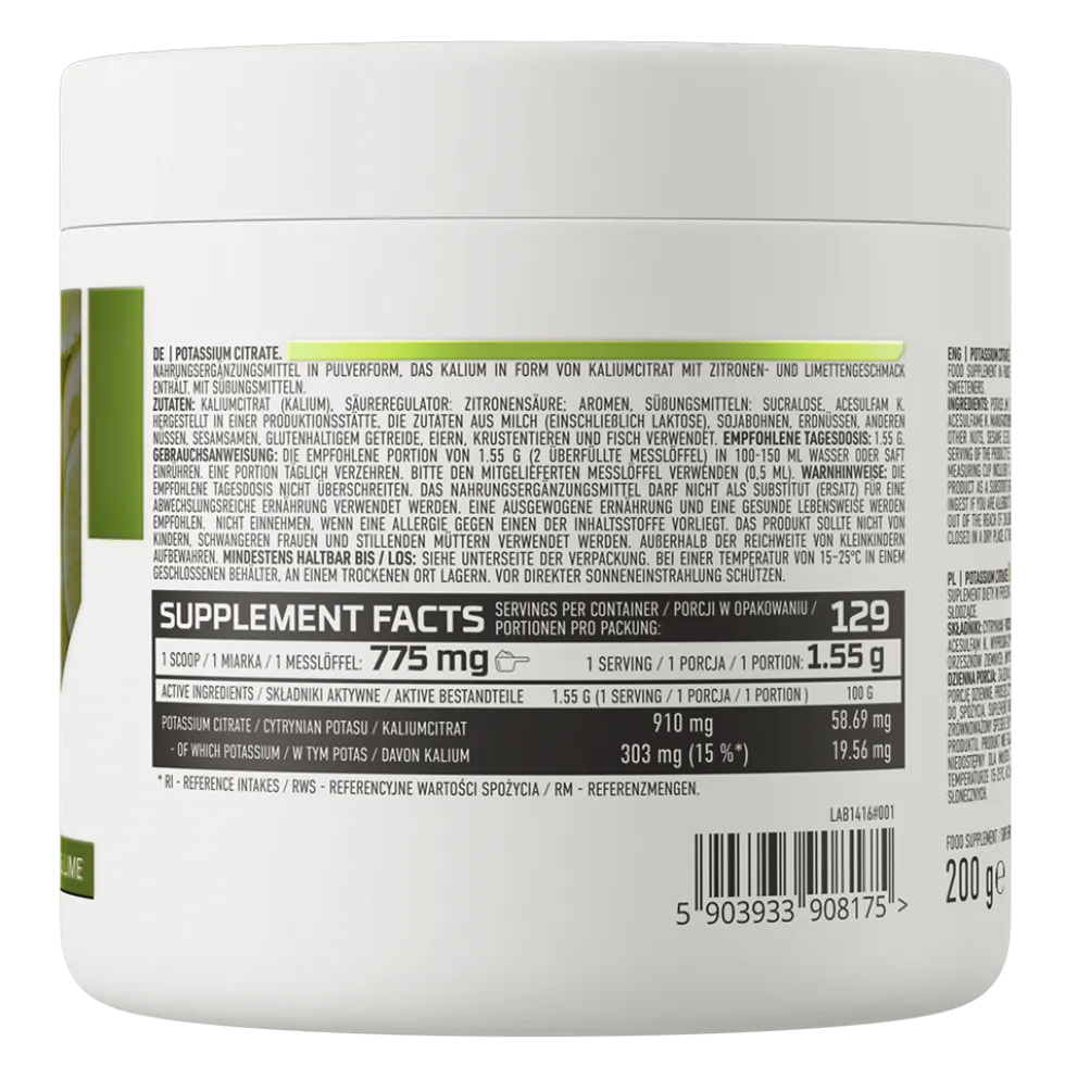 OstroVit Cytrynian Potasu 200 g