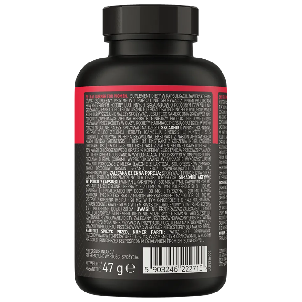 OstroVit Fat Burner for women 60 kapsułek