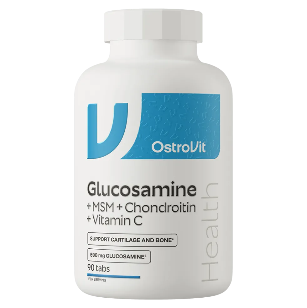 OstroVit Glukozamina + MSM + Chondroityna + Witamina C 90 tabletek