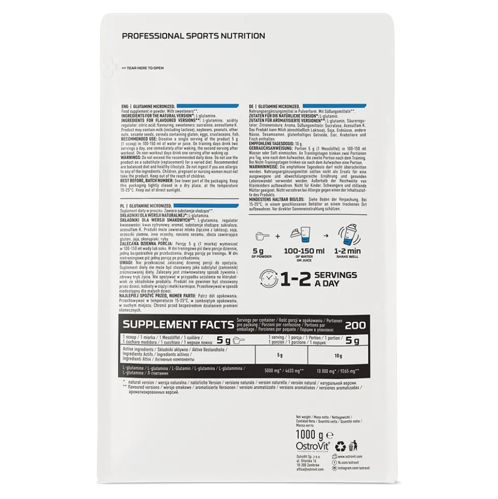 OstroVit Glutamina 1000 g
