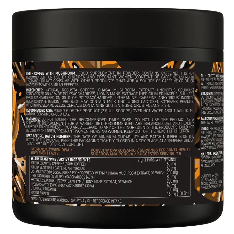 OstroVit Kawa z grzybami 150 g