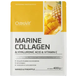 OstroVit Kolagen Morski + Kwas Hialuronowy + Witamina C 400 g