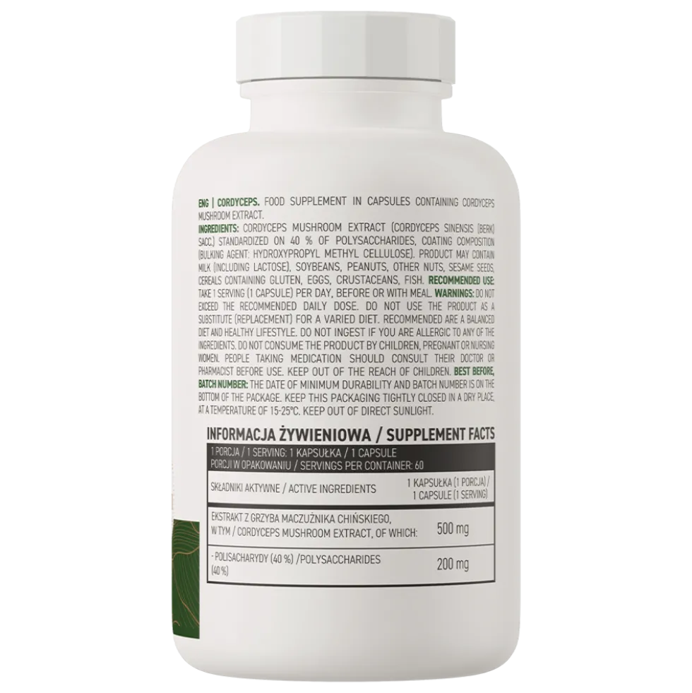 OstroVit Kordyceps VEGE 60 kapsułek