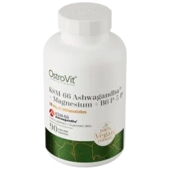 OstroVit KSM-66 Ashwagandha® + Magnez + B6 P-5-P VEGE 90 kapsułek