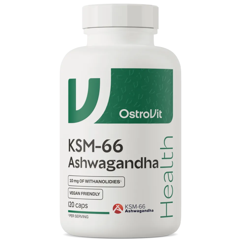 OstroVit KSM-66 Ashwagandha VEGE 120 kapsułek