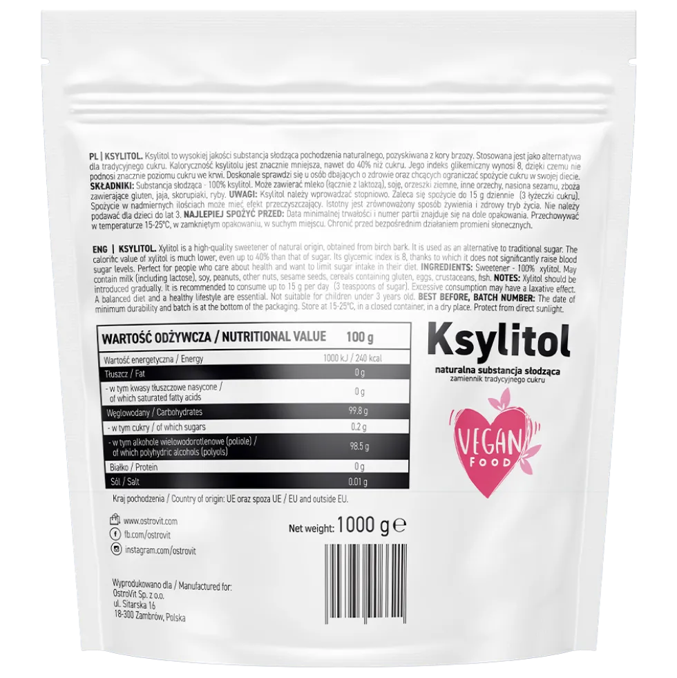 OstroVit Ksylitol 1000 g