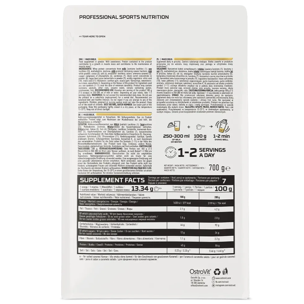 OstroVit Mass Bulk 700 g