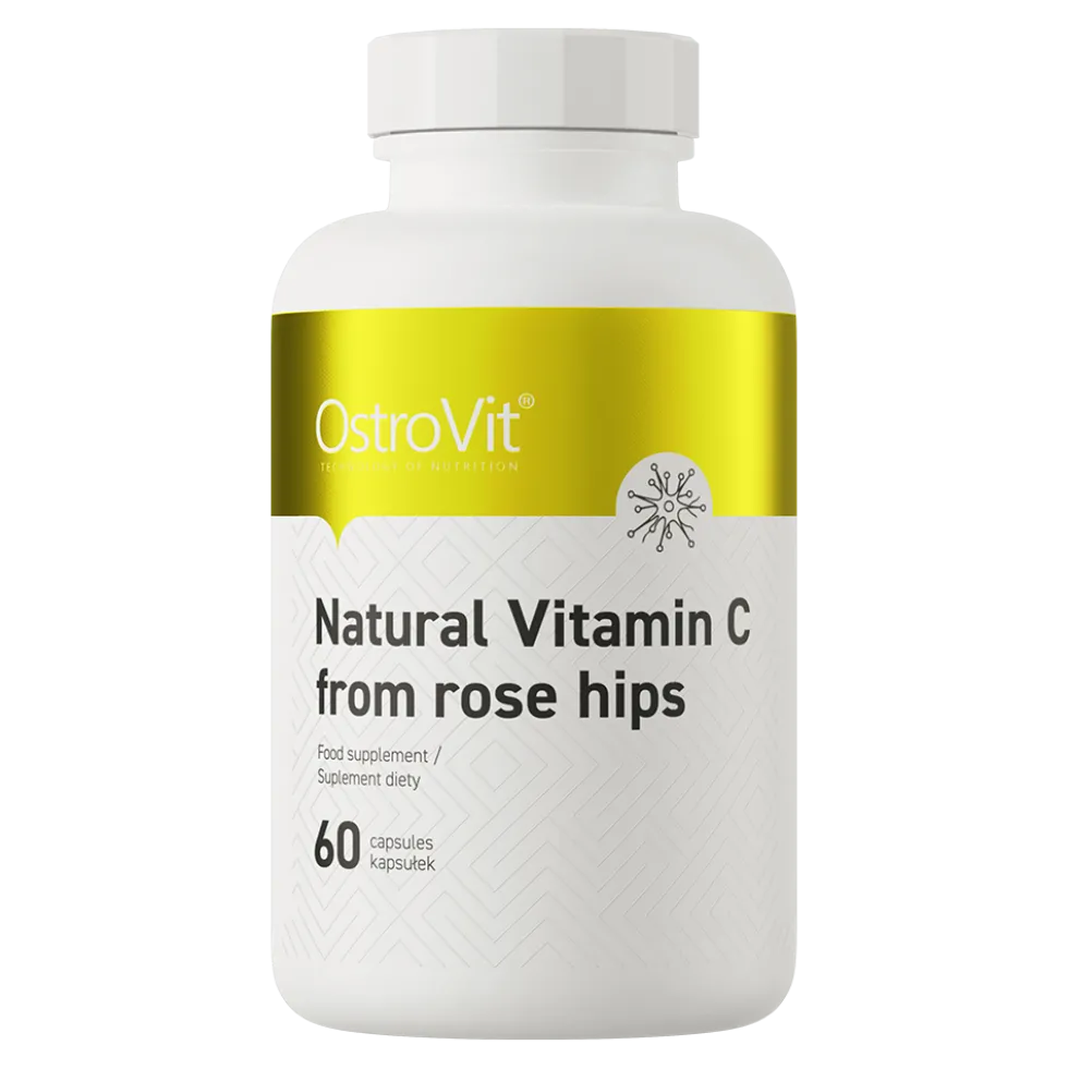 OstroVit Naturalna Witamina C z Dzikiej Róży 60 kapsułek