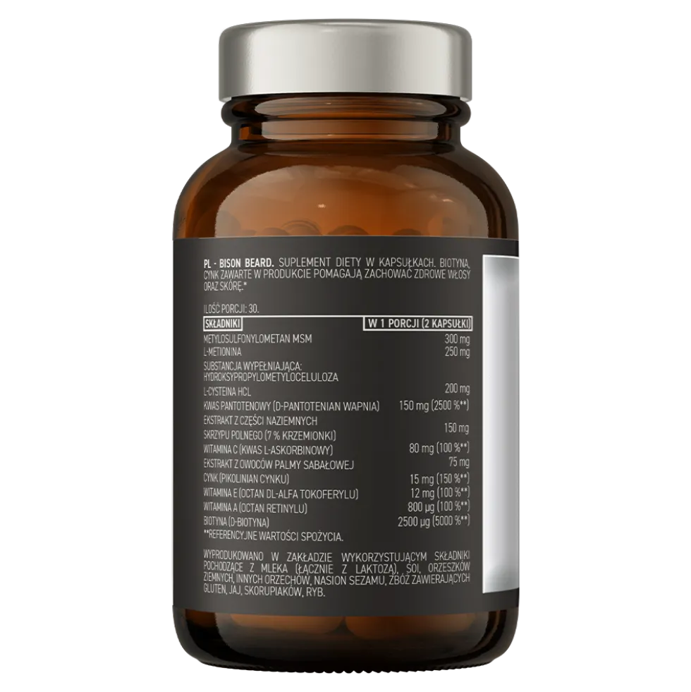 OstroVit Pharma Bison Beard 60 kapsułek