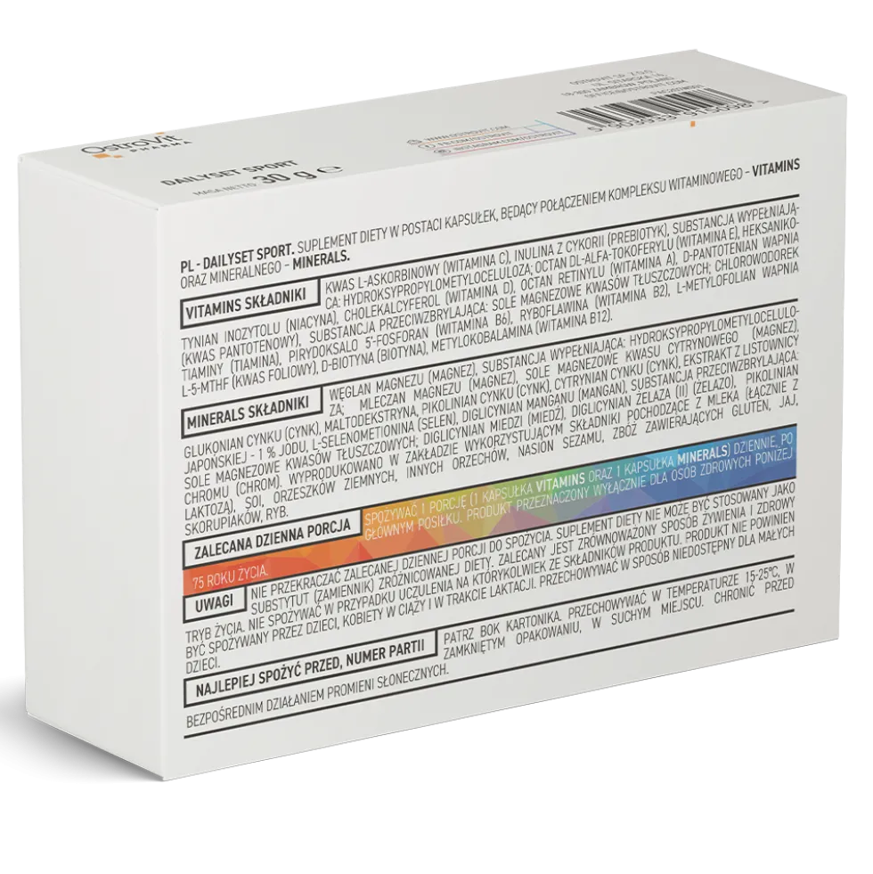 OstroVit Pharma DailySet Sport 60 kapsułek