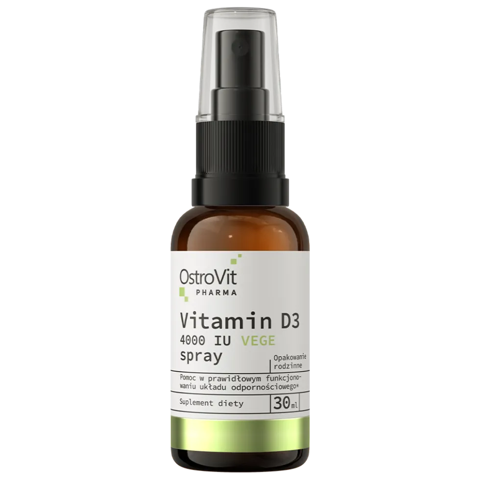 OstroVit Pharma Witamina D3 4000 IU VEGE w sprayu 30 ml