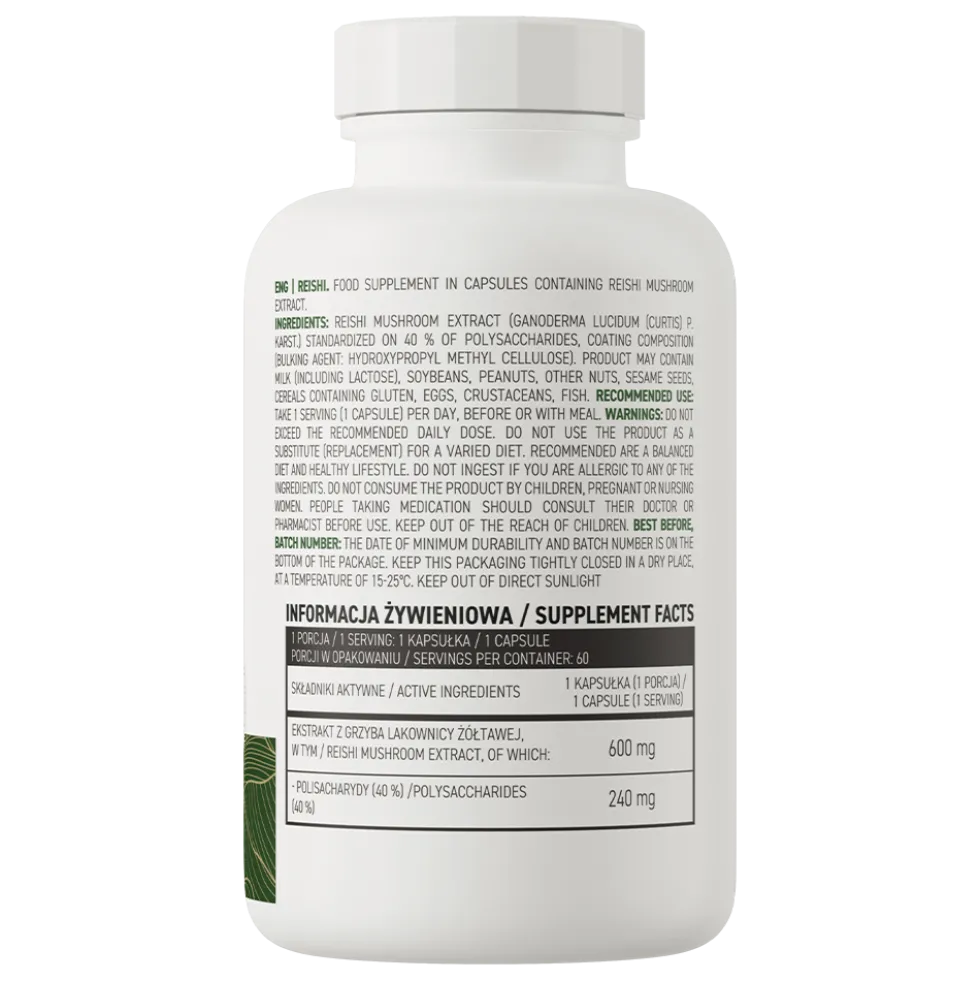 OstroVit Reishi VEGE 60 kapsułek
