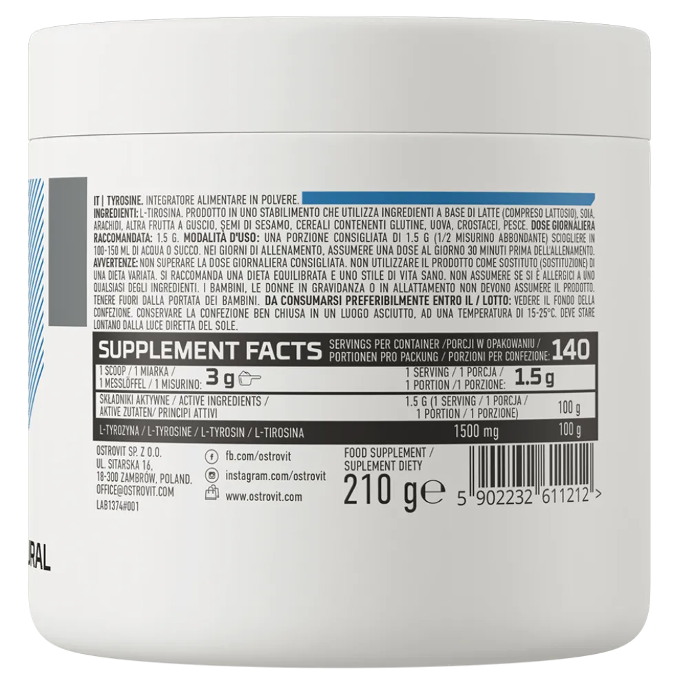 OstroVit Tyrozyna 210 g