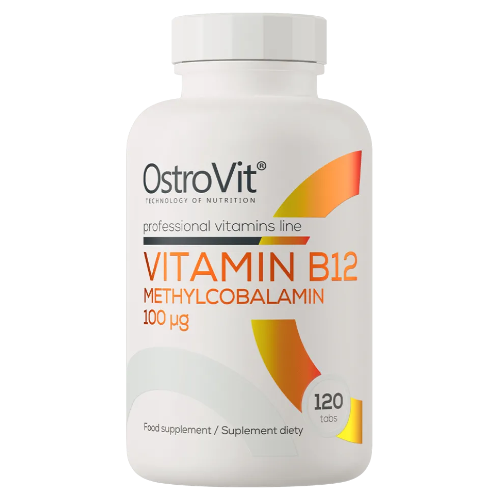 OstroVit Witamina B12 Metylokobalamina 100 µg 120 tabletek