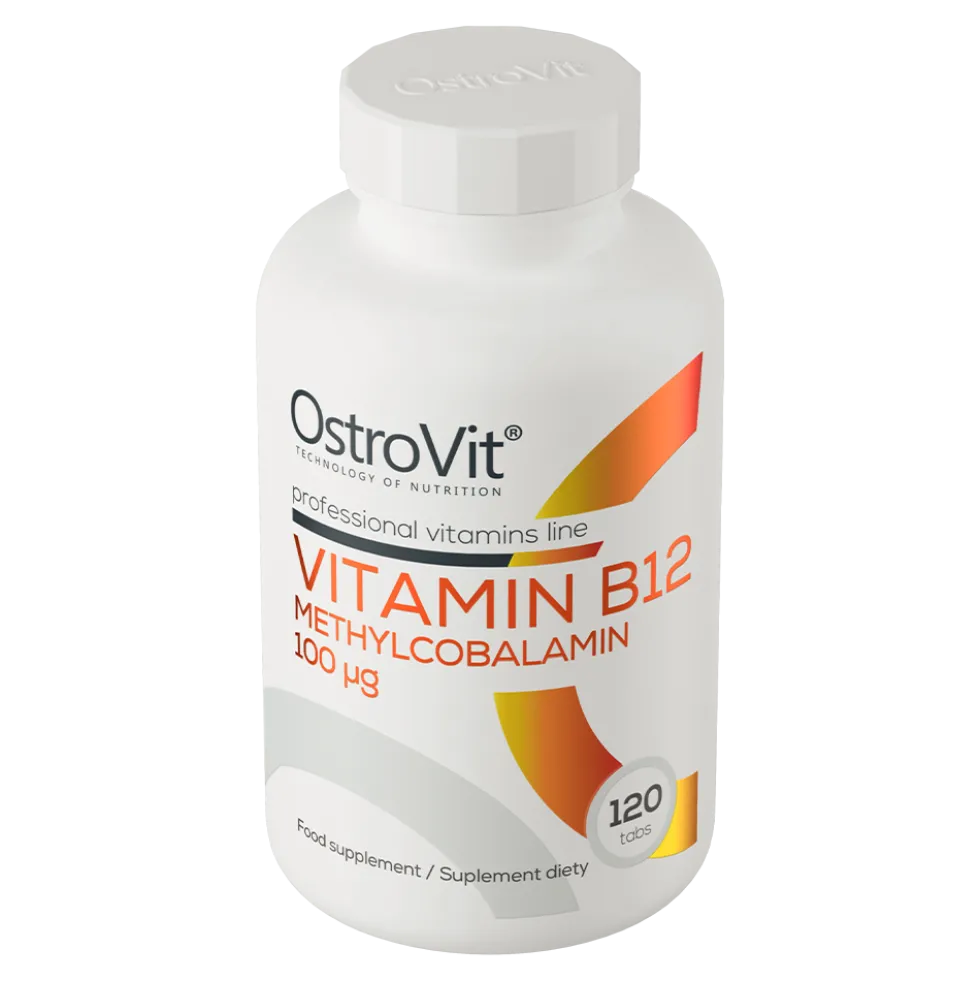 OstroVit Witamina B12 Metylokobalamina 100 µg 120 tabletek