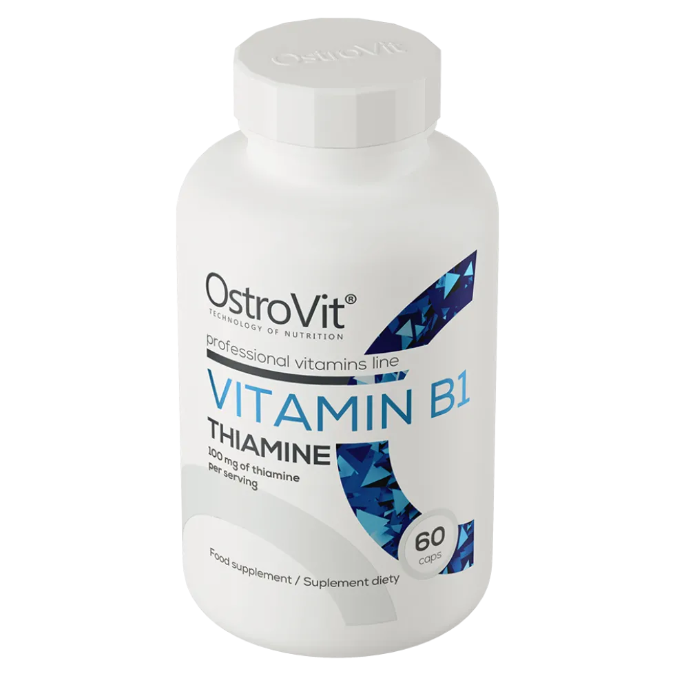 OstroVit Witamina B1 Tiamina 60 kapsułek