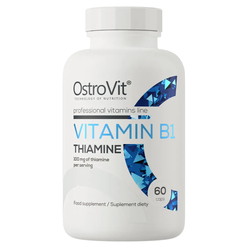 OstroVit Witamina B1 Tiamina 60 kapsułek
