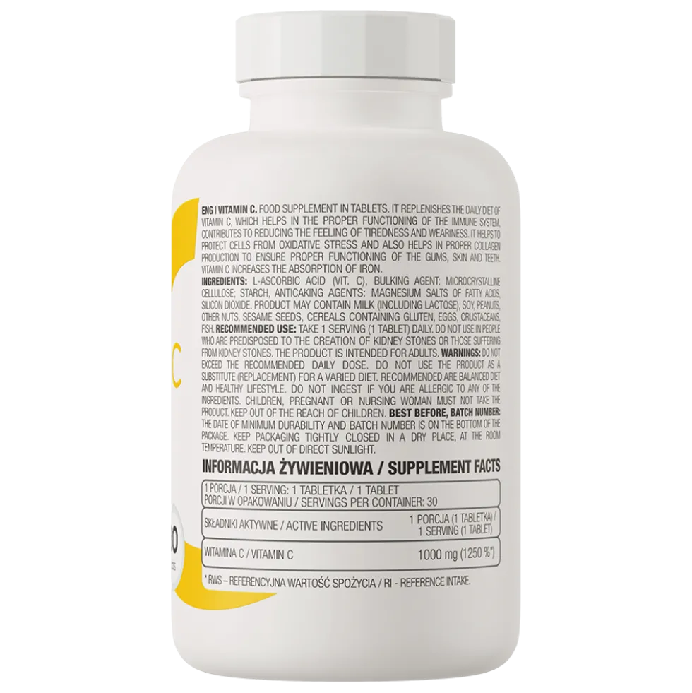 OstroVit Witamina C 30 tabletek