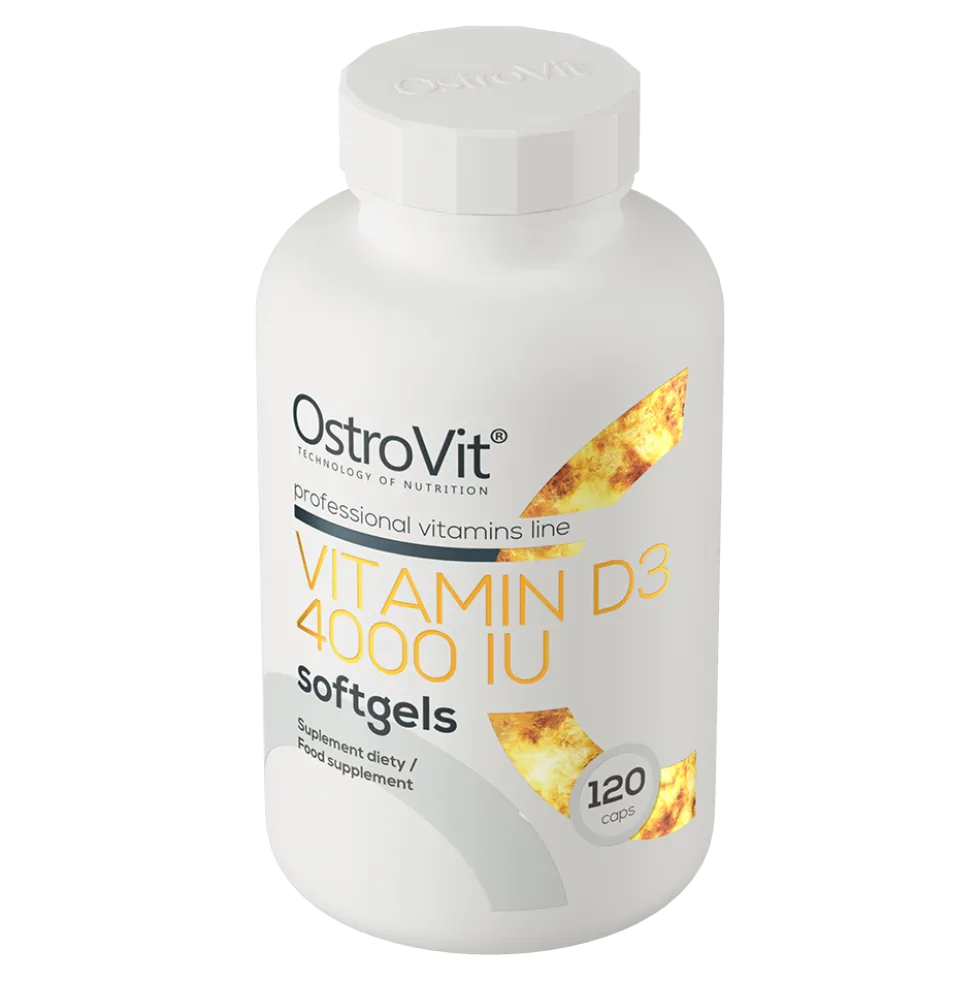 OstroVit Witamina D3 4000 IU 120 kapsułek
