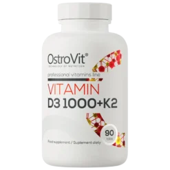 OstroVit Witamina D3 1000 IU + K2 90 tabletek