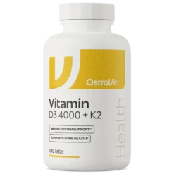 OstroVit Witamina D3 4000 IU + K2 100 tabletek
