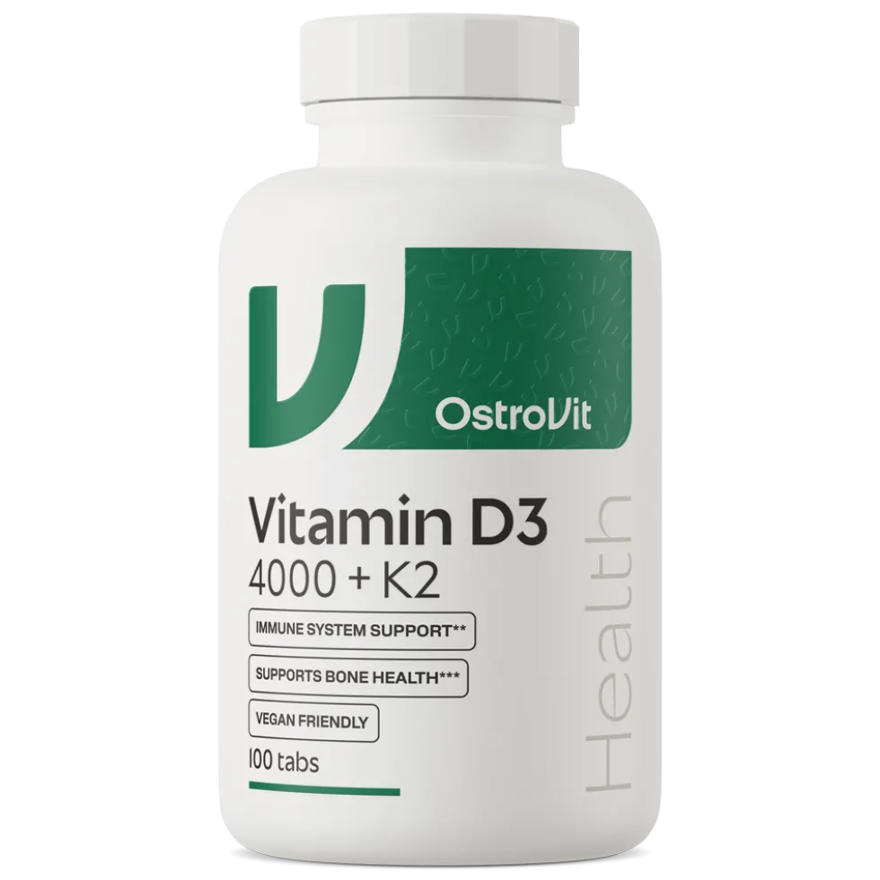 OstroVit Witamina D3 4000 IU + K2 VEGE 100 tabletek